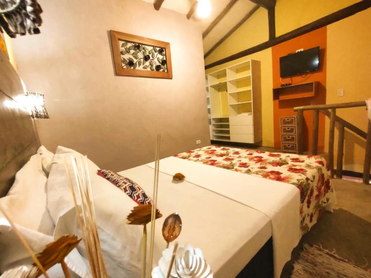 Chale De Charme Mandomai - Suites Com Cozinha Compacta, Suites Com Cooktop E Chale Com Cozinha 伊利亚贝拉 外观 照片